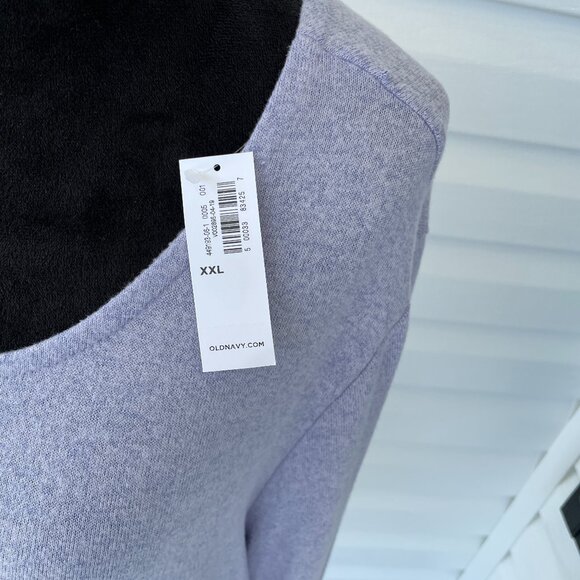 NWT OLD NAVY Plush-Knit Crew-Neck Tee XXL Lavender - Picture 5 of 5